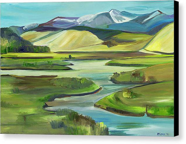 Big Hole River - Canvas Print