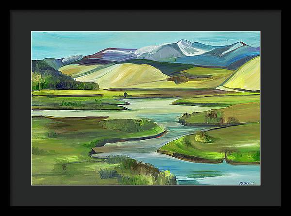 Big Hole River - Framed Print