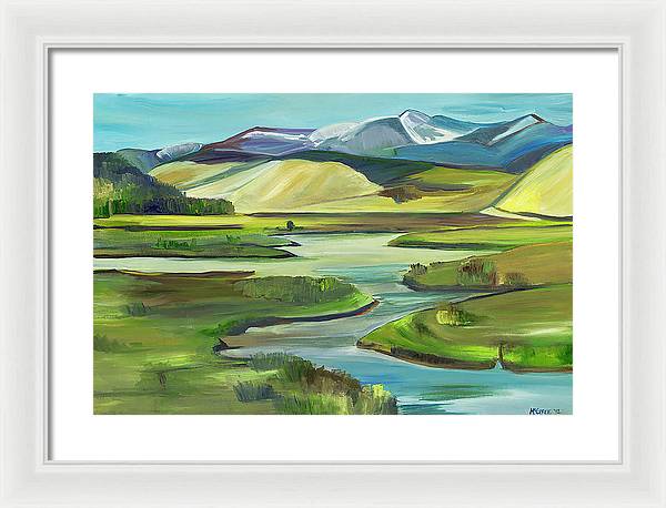 Big Hole River - Framed Print