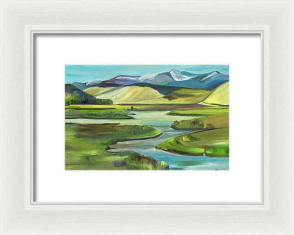 Big Hole River - Framed Print
