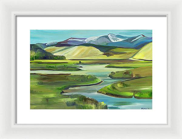 Big Hole River - Framed Print