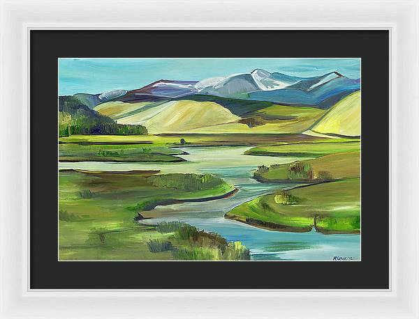 Big Hole River - Framed Print
