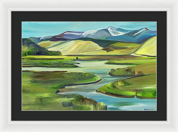 Big Hole River - Framed Print