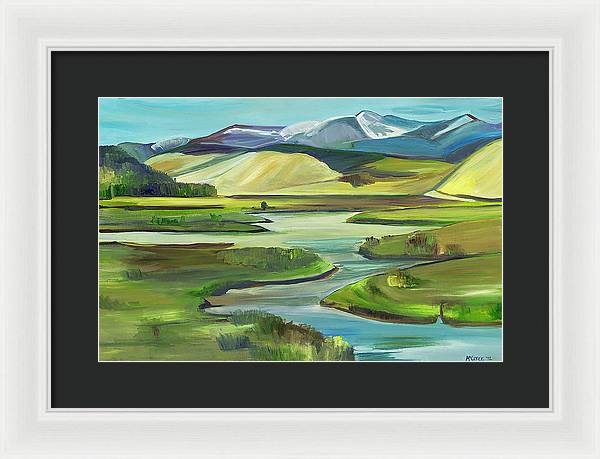 Big Hole River - Framed Print