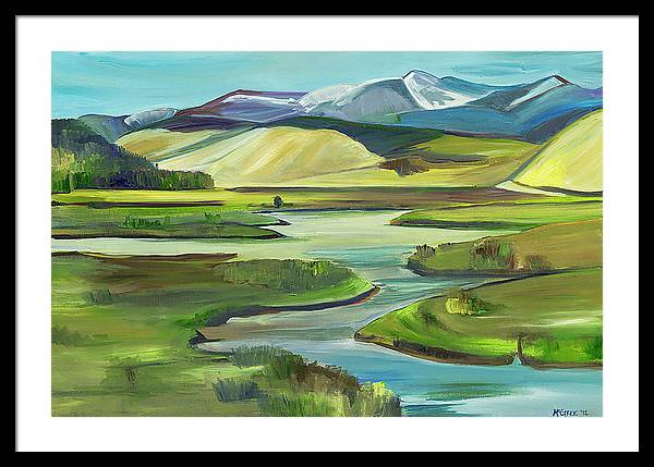 Big Hole River - Framed Print