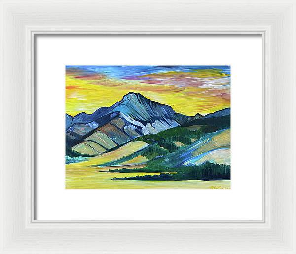 Ross Peak - Framed Print