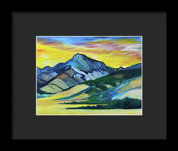 Ross Peak - Framed Print