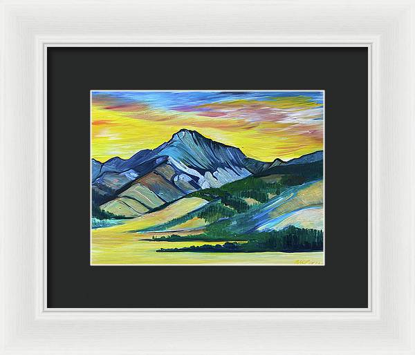 Ross Peak - Framed Print