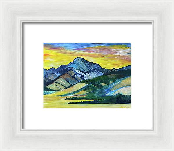 Ross Peak - Framed Print