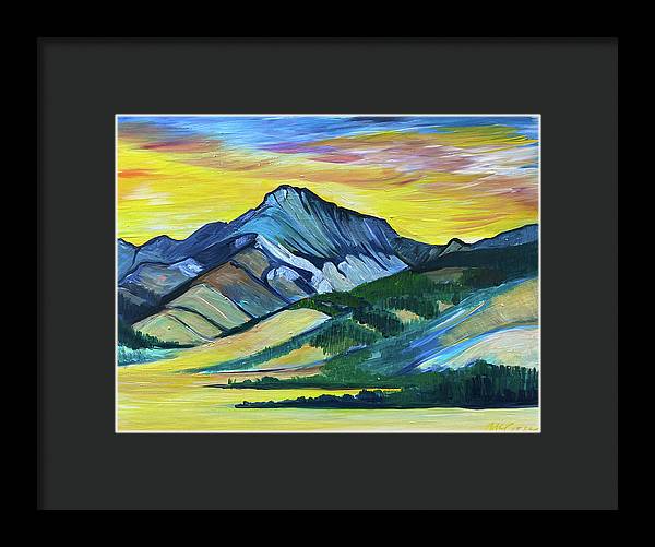 Ross Peak - Framed Print