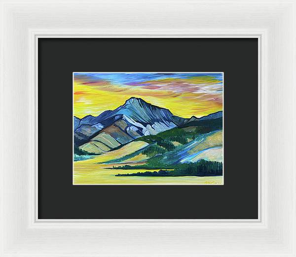 Ross Peak - Framed Print