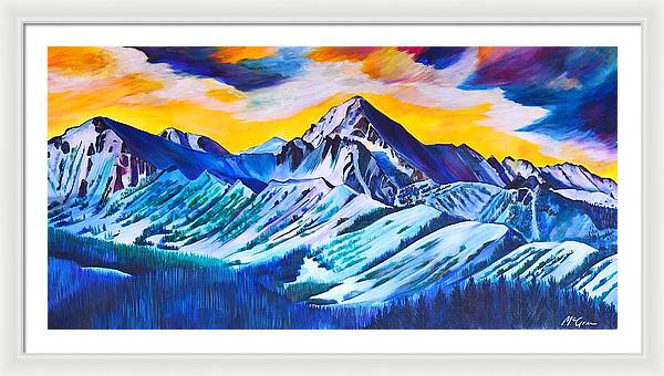 Spanish Peaks - Framed Print