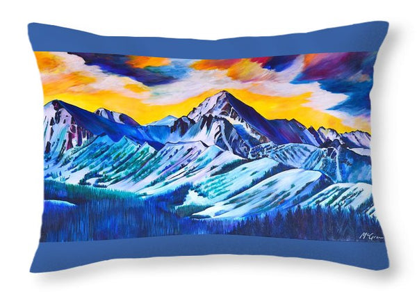 Spanish Peaks - Throw Pillow