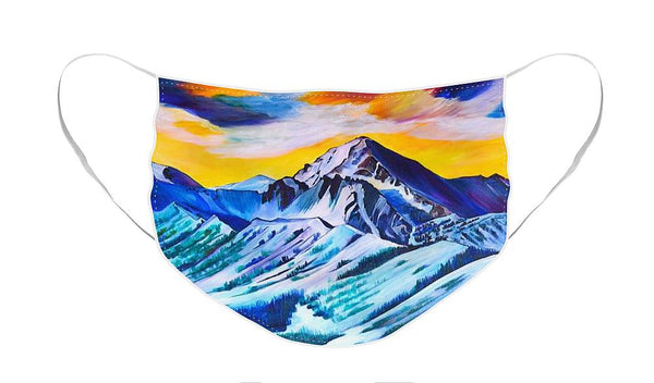 Spanish Peaks - Face Mask