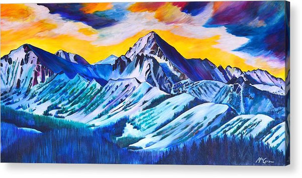 Spanish Peaks - Acrylic Print