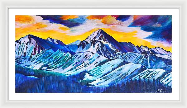 Spanish Peaks - Framed Print