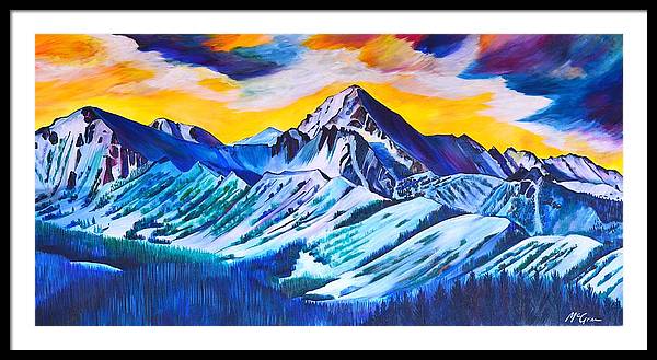Spanish Peaks - Framed Print