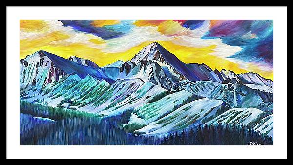 Spanish Peaks - Framed Print