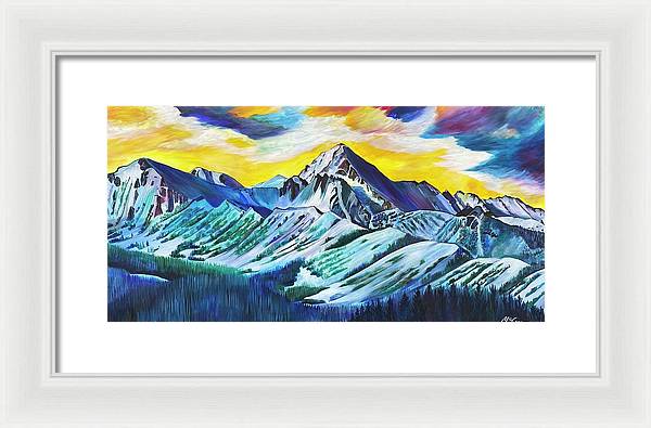 Spanish Peaks - Framed Print