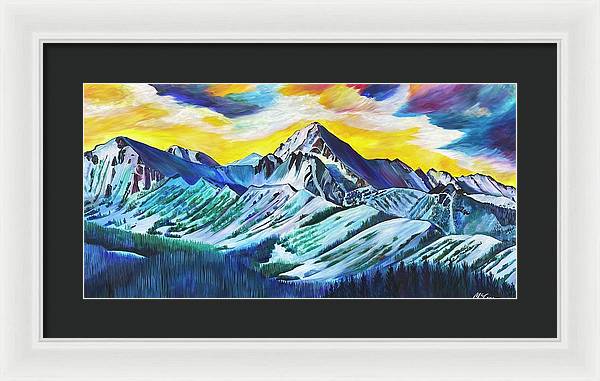 Spanish Peaks - Framed Print