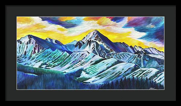 Spanish Peaks - Framed Print