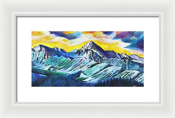 Spanish Peaks - Framed Print