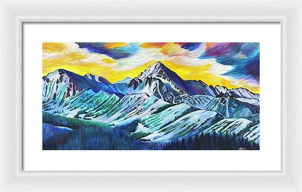 Spanish Peaks - Framed Print