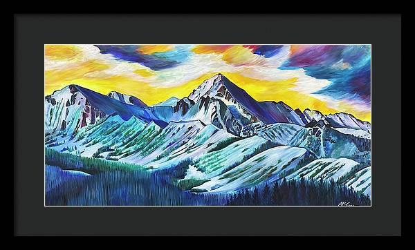 Spanish Peaks - Framed Print