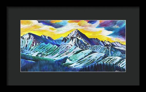 Spanish Peaks - Framed Print