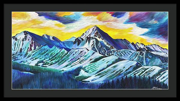 Spanish Peaks - Framed Print