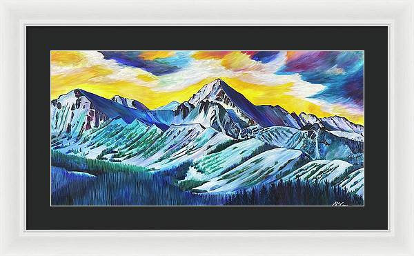 Spanish Peaks - Framed Print