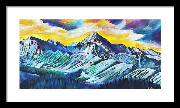 Spanish Peaks - Framed Print
