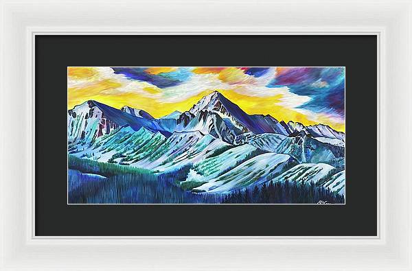 Spanish Peaks - Framed Print