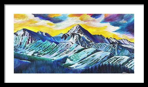 Spanish Peaks - Framed Print
