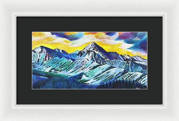 Spanish Peaks - Framed Print