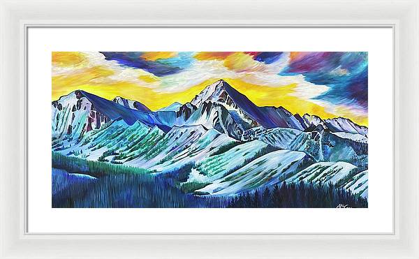 Spanish Peaks - Framed Print