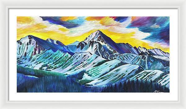 Spanish Peaks - Framed Print