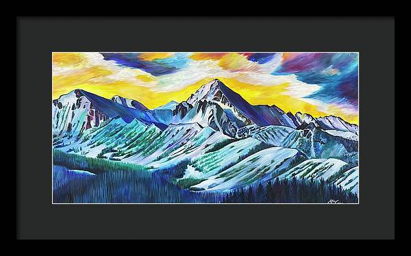 Spanish Peaks - Framed Print
