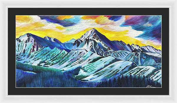 Spanish Peaks - Framed Print