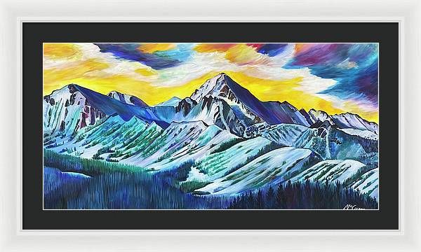 Spanish Peaks - Framed Print