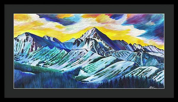 Spanish Peaks - Framed Print