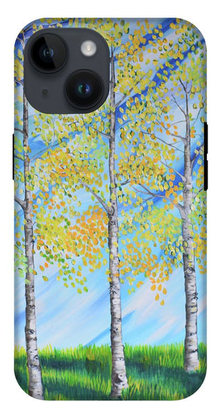 Aspen Trees Line - Phone Case