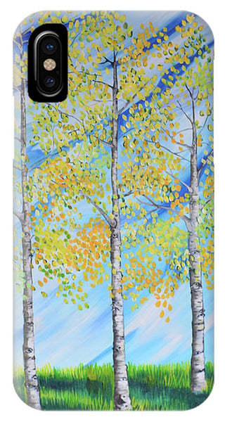 Aspen Trees Line - Phone Case