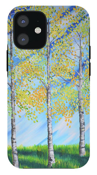 Aspen Trees Line - Phone Case