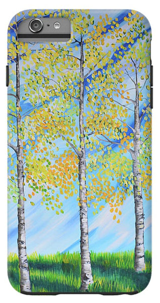 Aspen Trees Line - Phone Case