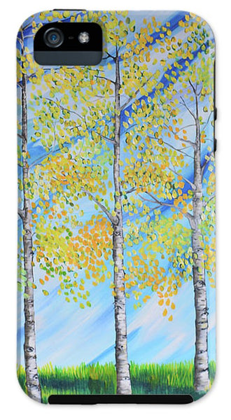 Aspen Trees Line - Phone Case