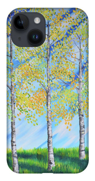 Aspen Trees Line - Phone Case