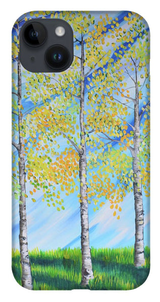 Aspen Trees Line - Phone Case