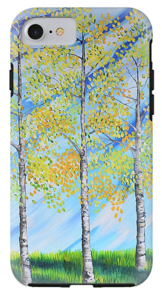 Aspen Trees Line - Phone Case