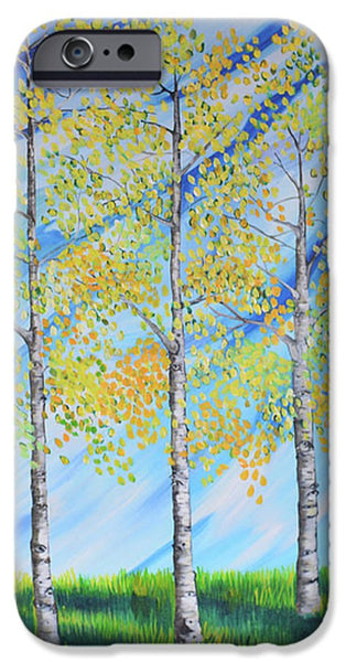 Aspen Trees Line - Phone Case